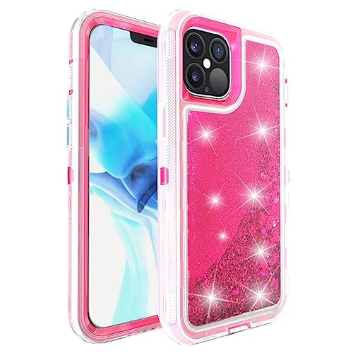 Coque iPhone XR robuste contre les chutes avec paillettes liquides