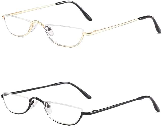 half frame reading glasses
