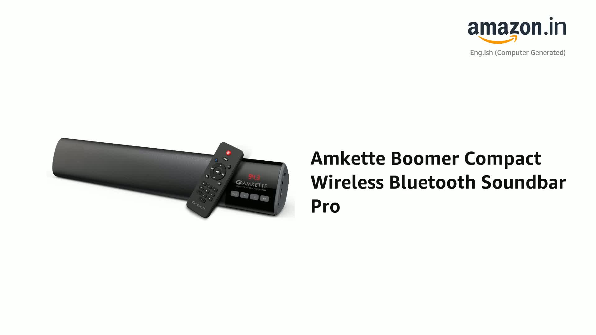Amkette Boomer Compact Wireless Bluetooth