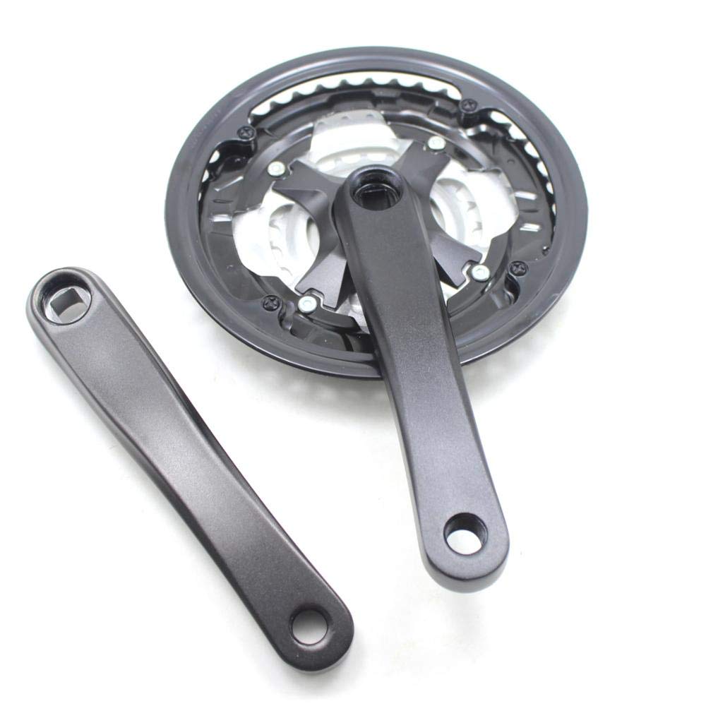 Guarnitura MTB 42-34-24T 7/8/9 velocità MTB. Variabile Bicycle Set di Biciclette 170mm in Lega Alluminio Purvello Quadrato Foro pignone