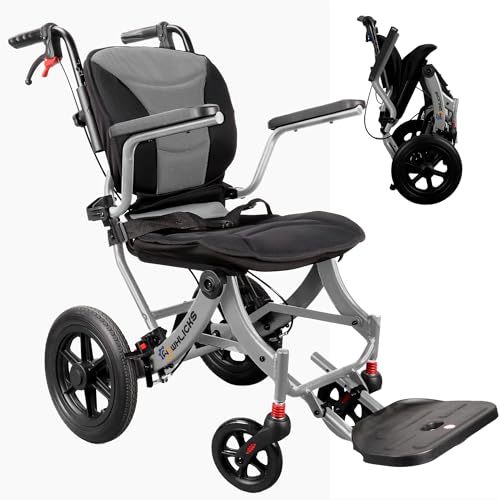WHLICKS Ergonomic Transport Wheelchair