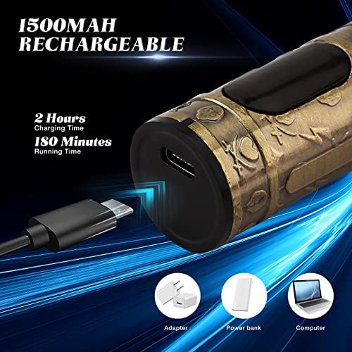 IBAYE Electric Hair Clippers for Men, Professional Beard Trimmer with LCD Screen, Cordless Hair Trimmer Precision T-Bladeds Outliner Grooming Baldheaded Shaver, Rechargeable Battery
