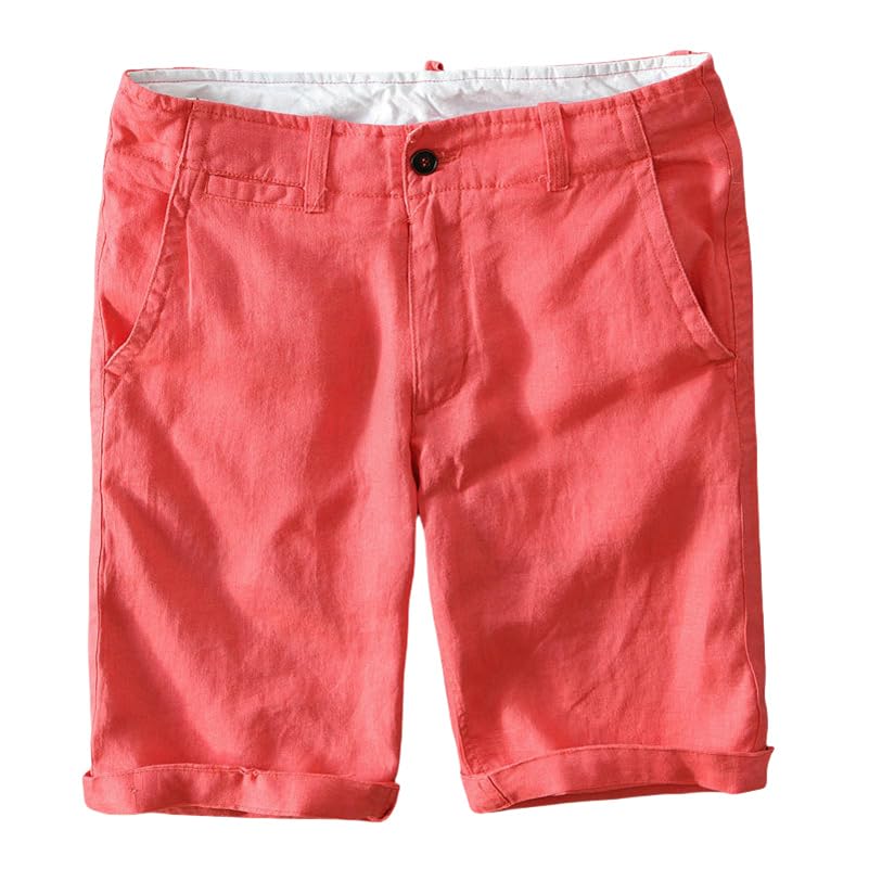 Short de plage homme en lin idéal pour les vacances et terrasses