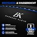 BK Barbara Klein Fitness Trampolin 133 cm mit Haltestange, 42 Gummiseile, Hexagon Rebounder, 100 kg Belastbar, Höhenverstellbar Indoor Heimtraining
