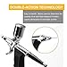 Airbrush Gun,Fy-Light Dual Action Trigger Airbrush Kit Art Air Brush Gun for Model Paint,Hobby, Nail,Tattoo, Makeup,Cake Decorating (166TH Airbrush Kit)