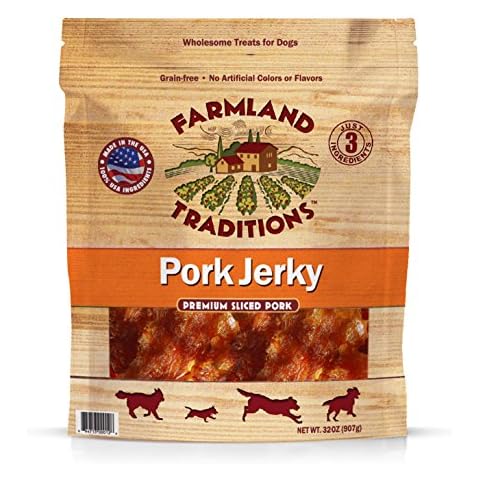 Farmland Traditions USA Made Pork Jerky Dog Treats Cover