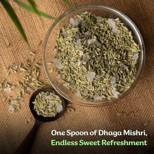 Image of 5:15 PM Dhaga Mishri 455 GM | Rock Sugar Crystals | Pure Thread Crystal | Natural Thread Mishri Crystal | Dhage Wali Mishri | Candy Thread Crystals 455 GM (Pack Of 4)