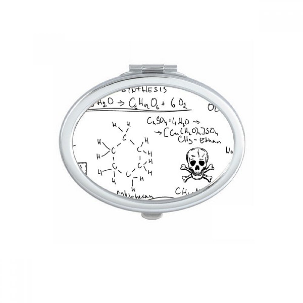 Miroir de poche chimie organique : un cadeau mignon pour passionnés de science