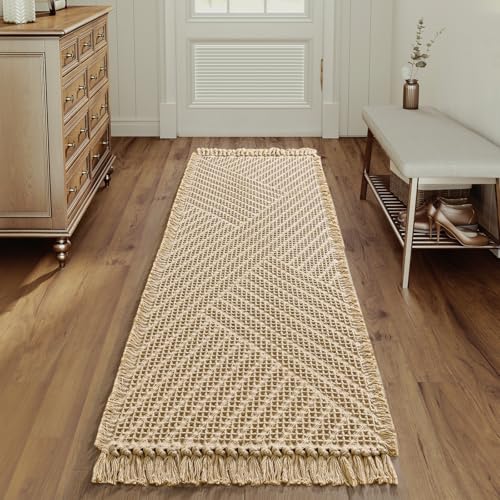 H.VERSAILTEX Waffle Bath Runner Rug Long Bath Mat Super Absorbent