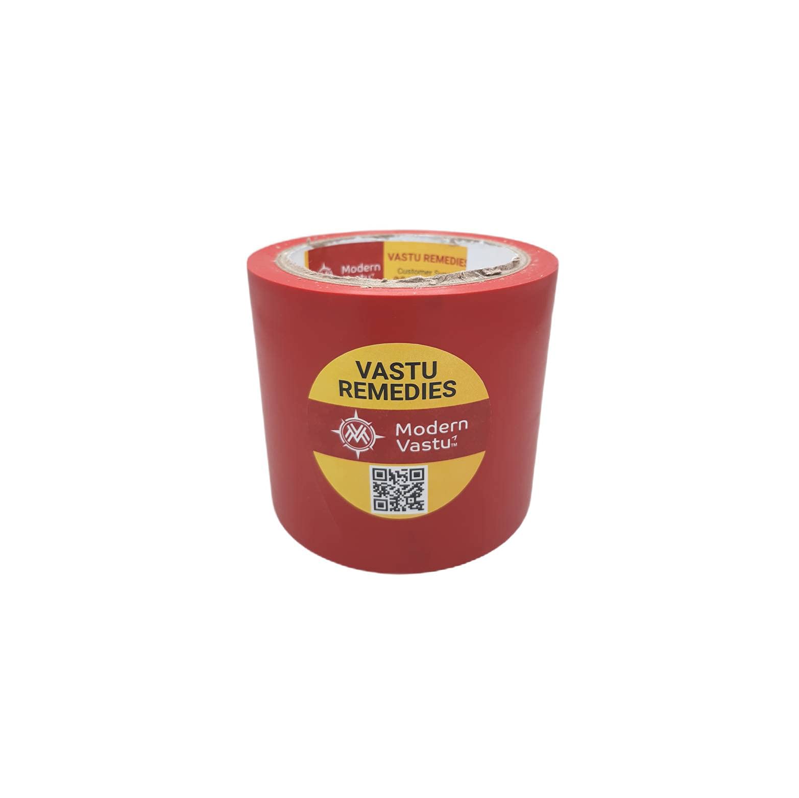 ModernVastu Remedies Vastu Red Tape for Zone Balancing & Rectification of (Main Entrance & Toilet Correction – Size 3.5" Inch - 20 Meter