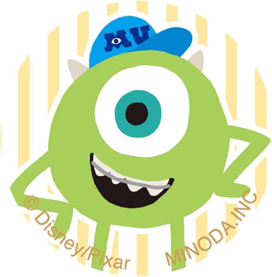 Amazon.co.jp: ミノダ モンスターズ・インク マイク/光るワッペン