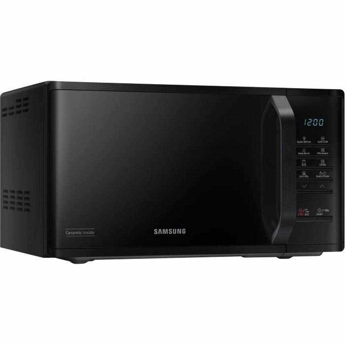 Samsung MG23K3513AK Micro-ondes - 23 L - Gril - Electronique - 800 W - 28,8 cm - Cavité de cire mica Enamelo - Noir