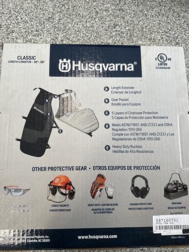 Husqvarna Forest & Garden 587160701 Apron Chaps, Lightweight - Quantity 1,#G434G14 1T4G3484TYG403379