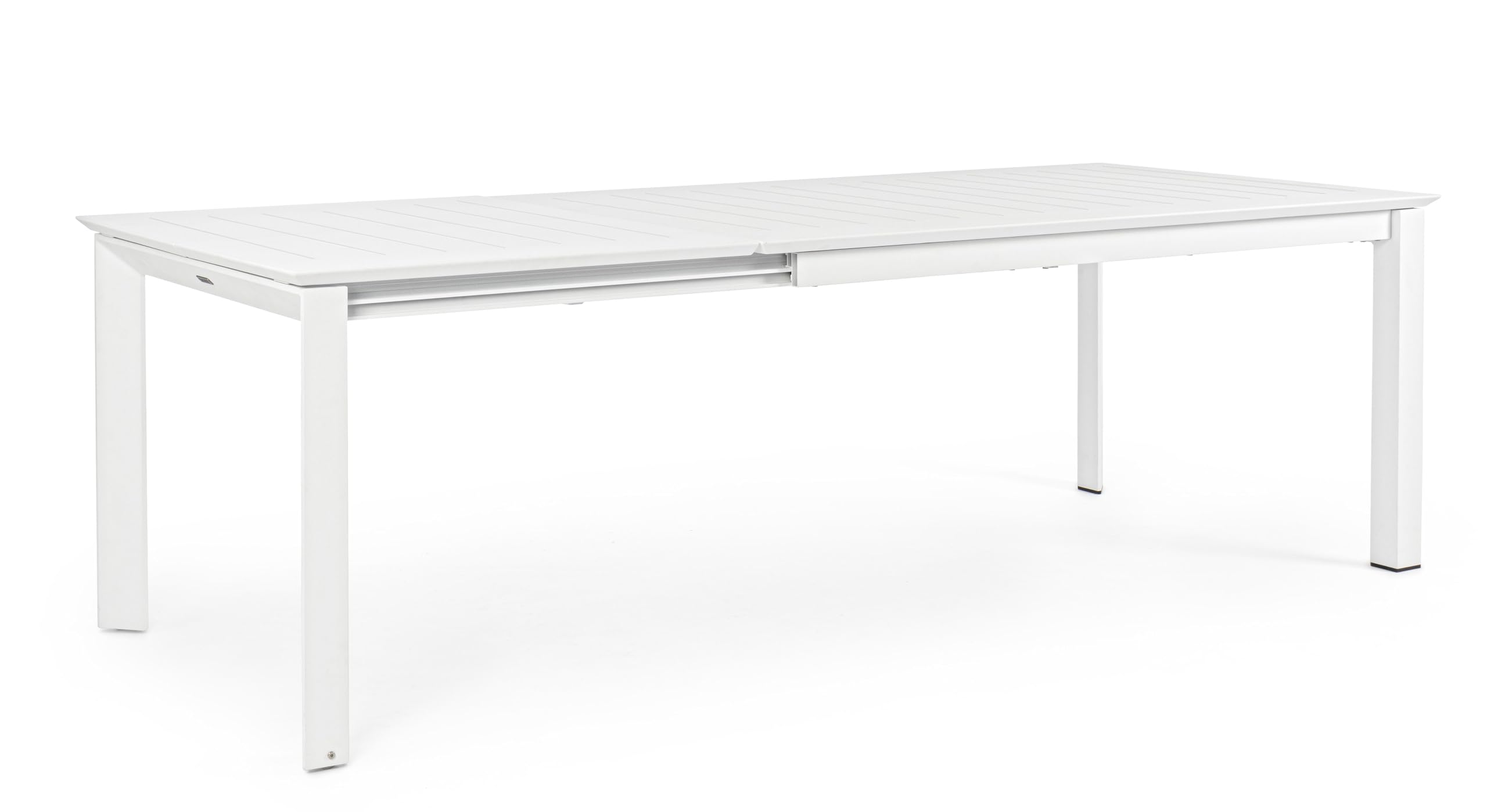 TAVOLO KONNOR ALLUNGABILE 160/240X100CM BIANCO DA ESTERNO GIARDINO INTERNO