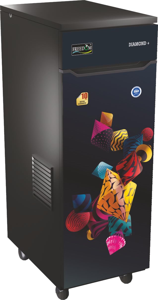 Feedom Diamond Plus Model Spectra Printed Fully Automatic Domestic Flour Mill,Aata Maker,Atta chakki,Ghar Ghanti,with Standard Accessories and Auto LED Light, Stainless Steel-image-12