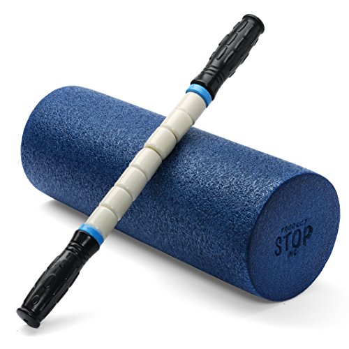 Exercise Foam Roller - Professional Grade, High Density Incorporates Unique 2 In 1