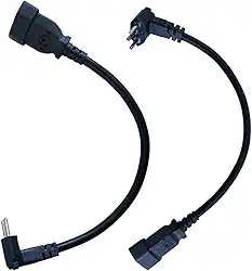 Adaptador 20A para 10A 90° – Airfryer, Secador, Micro-ondas