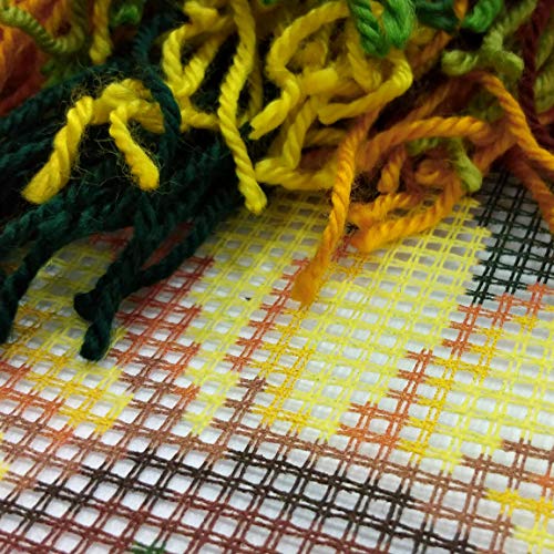 image for Brvsk Sunflowers. Needlepoint Kit. Throw Pillow 16×16 Inches. Printed