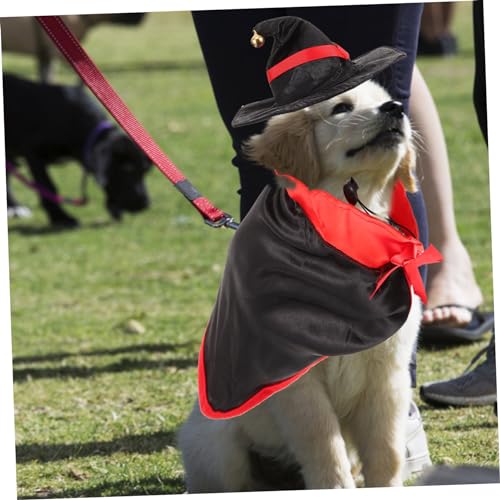 Disfraz Halloween para Perros con Capa y Diadema de Cuernos miniatura 5