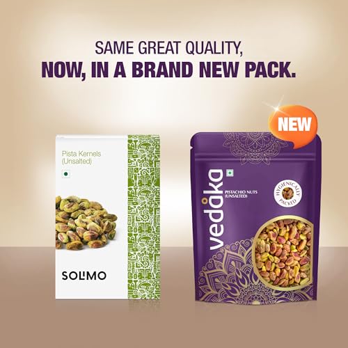 Image of Amazon Brand - Vedaka California Pistachio | 500 g | Unsalted | Without Shell | Boosts Immunity | Convenient Snacking | Nutty Flavour and Pleasant Aroma