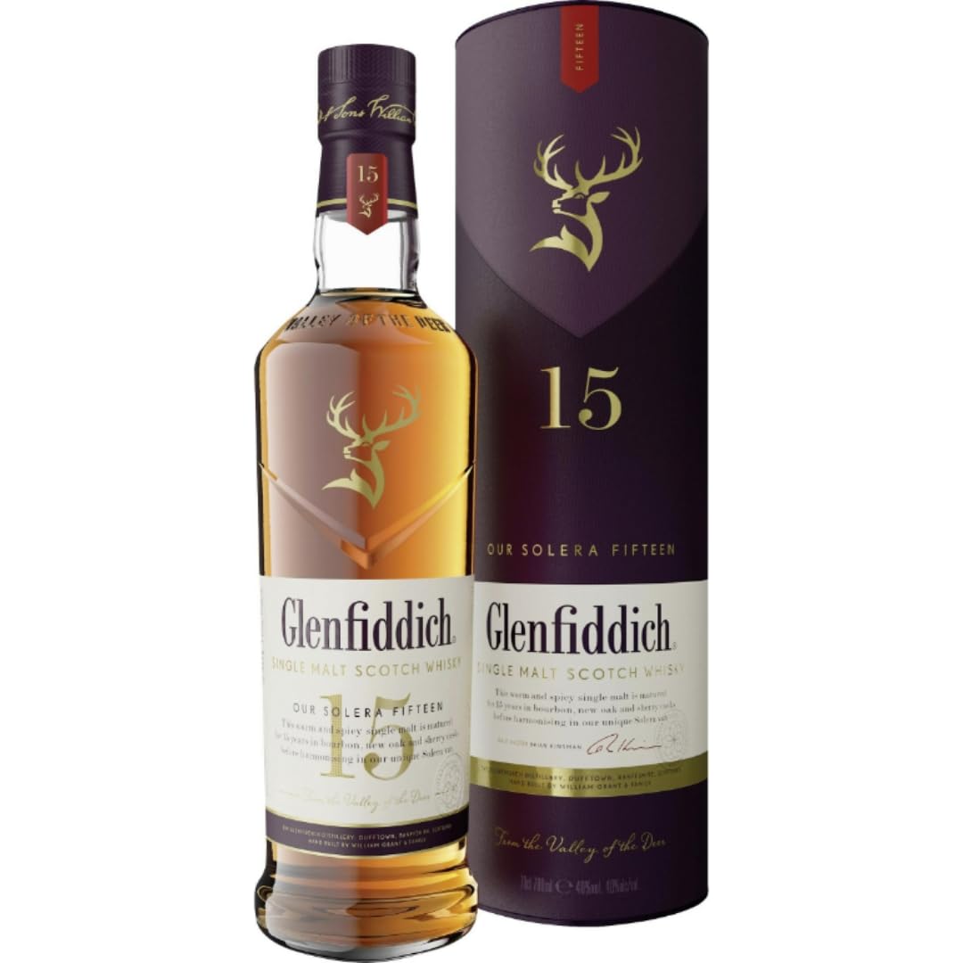 Glenfiddich Solera Single Malt Scotch Whisky 15 years 700 Milliliter