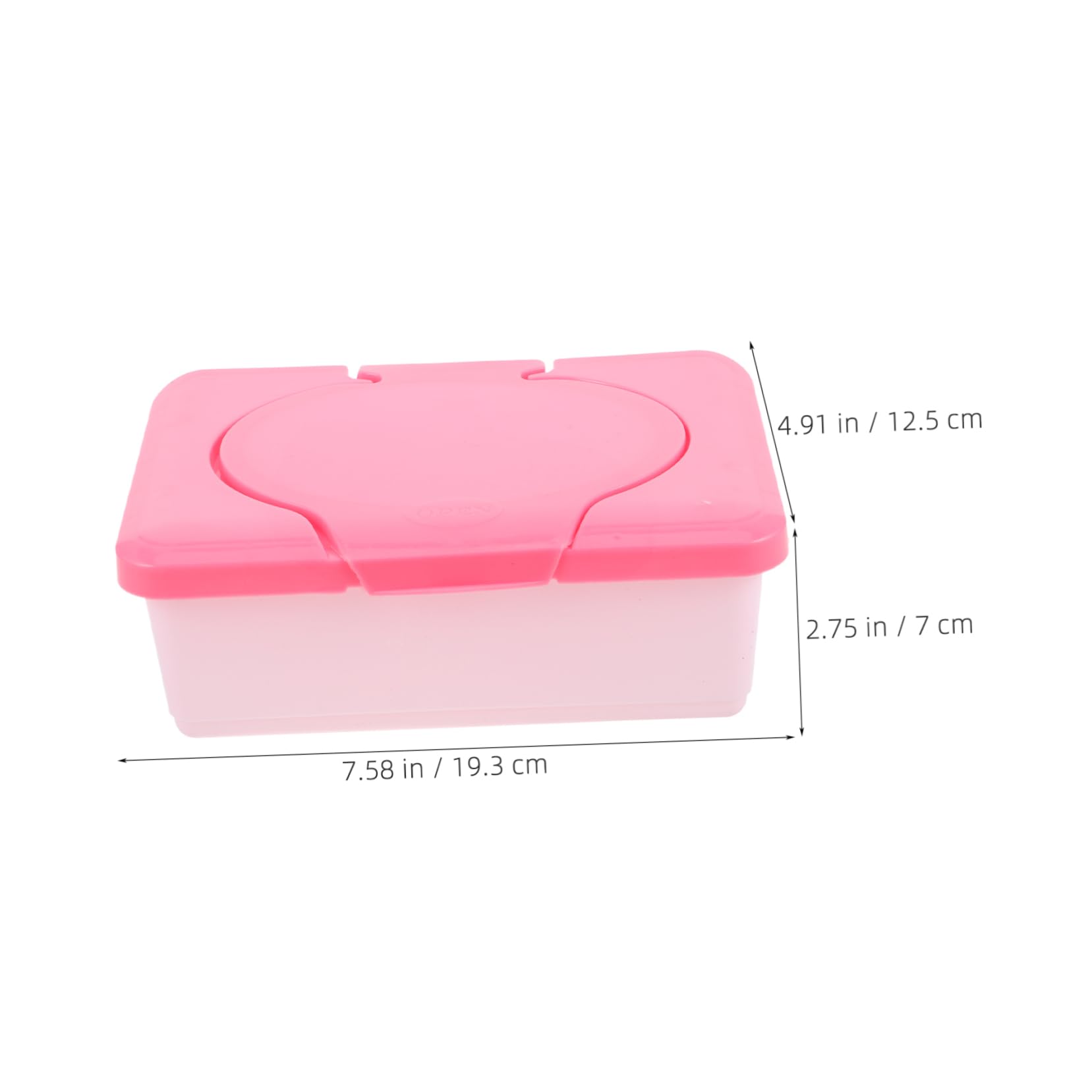 ULTECHNOVO Lightweight Baby Wipes Holder Travel-Friendly Storage Box Multi-Purpose Tissue Dispenser for Home Office