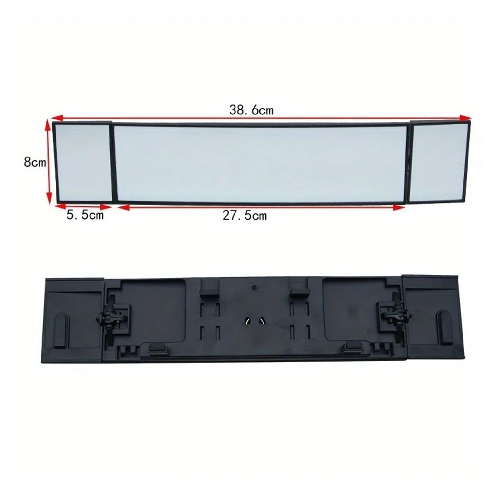 Specchietto Retrovisore Interno Auto Specchietto Retrovisore Clip-on Universale Per Auto 1 Pezzo
