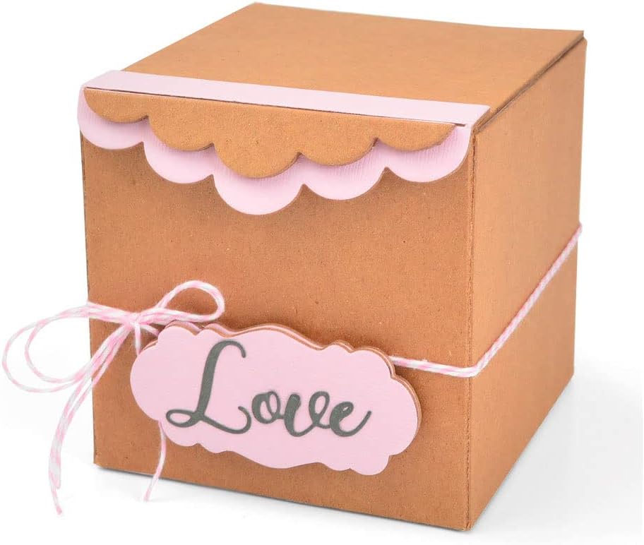 ScoreBoards XL Die Box, Gift w/Scallop Edges by Eileen Hull, Multicolor