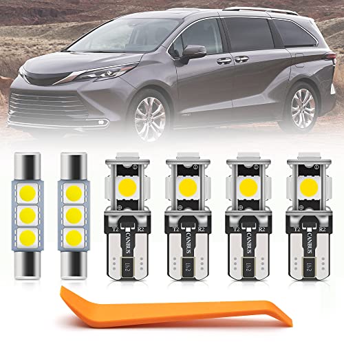 Kit de luces LED interiores para Toyota Sienna 2011-2021