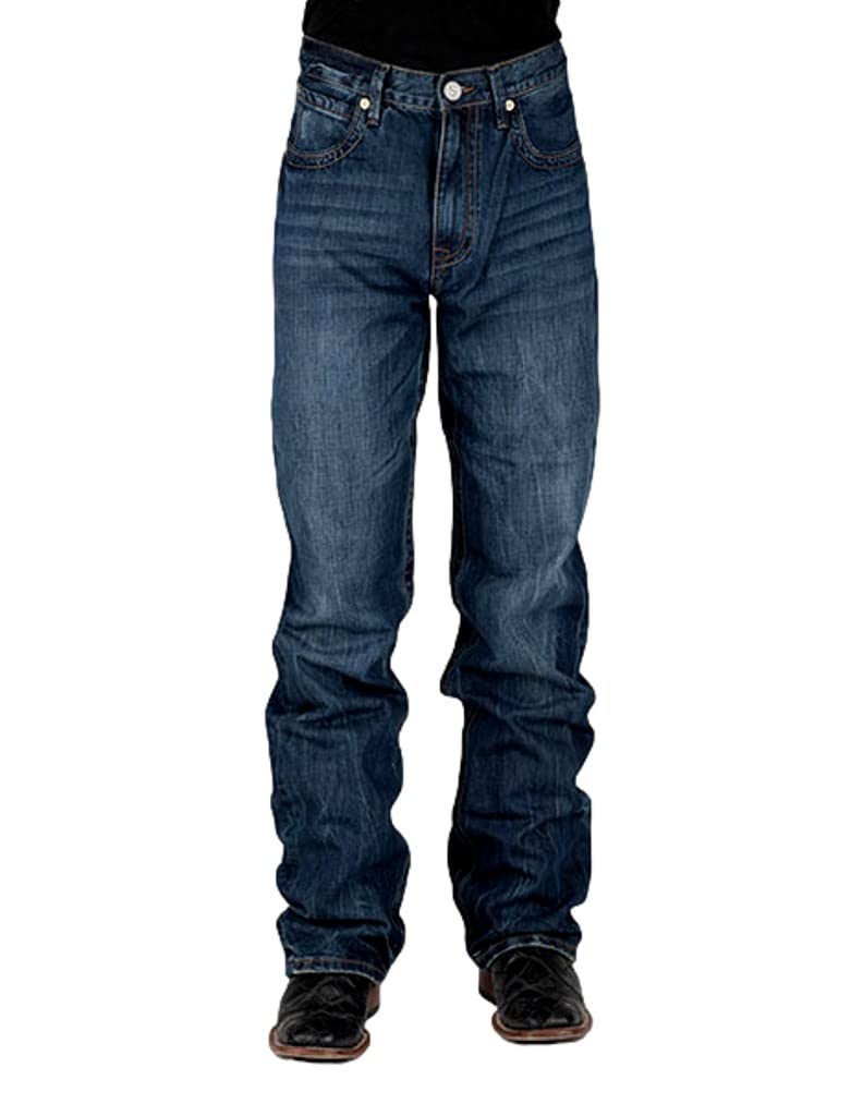 StetsonWestern Denim Jeans Mens 1520 Relaxed Blue 11-004-1520-4073 BU