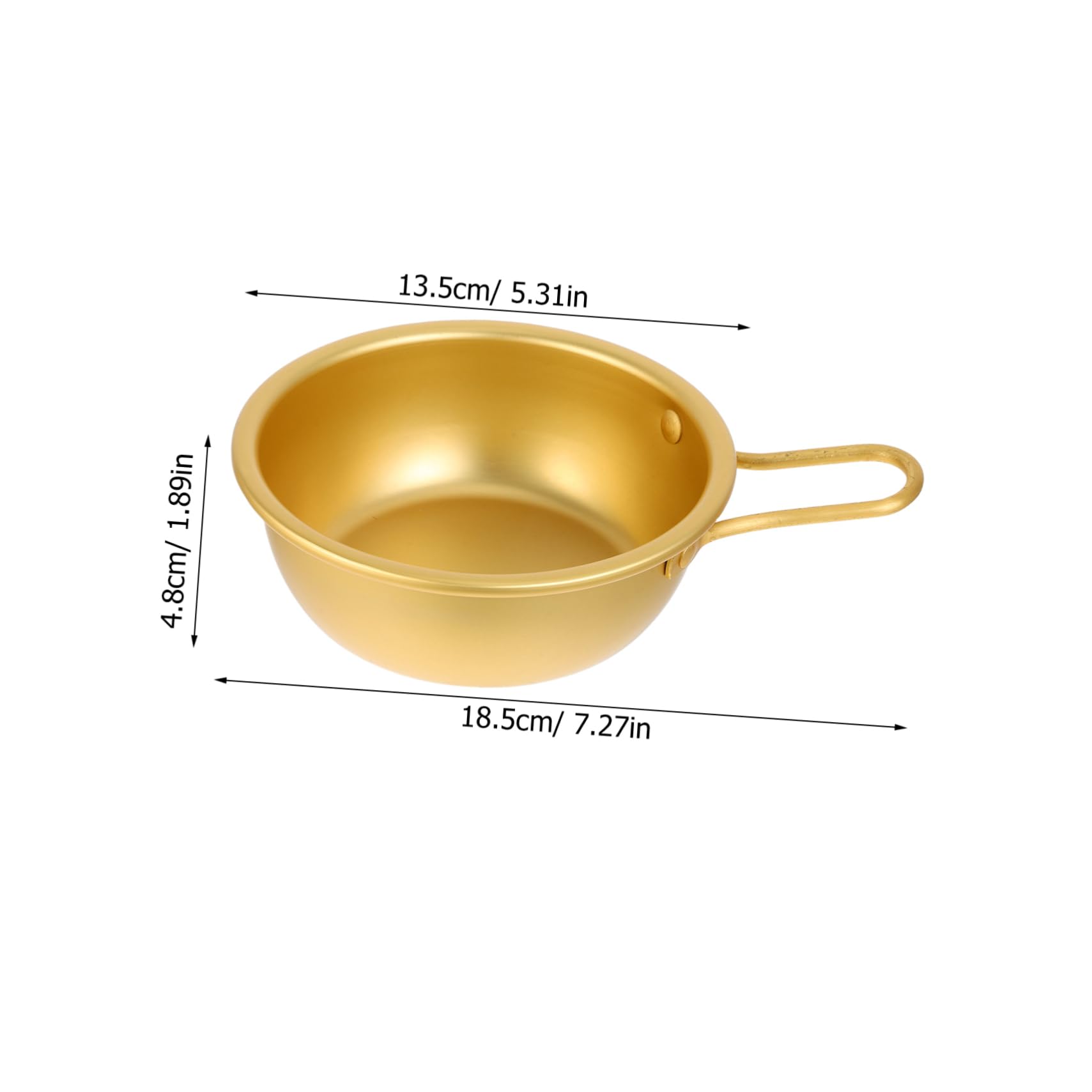 Cabilock 2Pcs Korean Bowls with Handle Ergonomic Design for Rice Wine Ramen Soup Lightweight Portable for Outdoor Dining Elegant Tableware for Everyday Use