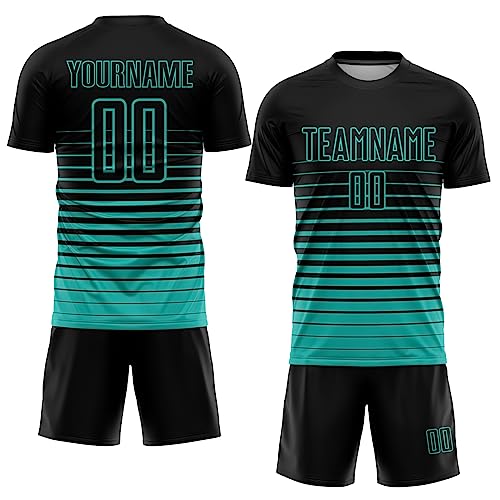 Customize Boy's Soccer Jersey Football Uniforms Custom with Any Name Number Youths/Big Kids