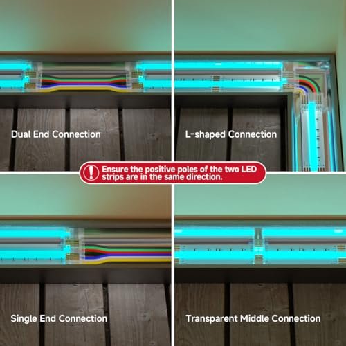 Tira LED RGB con cambio de color y temperatura ajustable 16.4FT miniatura 7