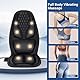 Rückenmassage Stuhlauflage, 3D-Lendenwirbelstütze Elektrischer Rückenmassager für Rückenschmerzlinderung, Massage-Sitzkissen mit 3 Vibrationsintensitäten & 2 Heizstufen
