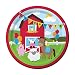 Creative Converting Farmhouse Fun Sturdy Style Paper Dinner Plates (8 Count), 8.75"