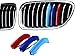 Clips de garniture pour grille avant de voiture - Couleur M - Pour BMW Série 5 modifiée 1/2/3 - GtX5 X6 X3 X4 BMW (#1 : 13-19 ans série 3)