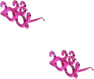 2 Peças 2023 2023 Óculos Decoração De Natal Acessórios Para Festas De Verão Acessórios Para Fotos Feliz Ano Óculos 2023 Lembrancinhas Para Festas Óculos De Véspera De Ano