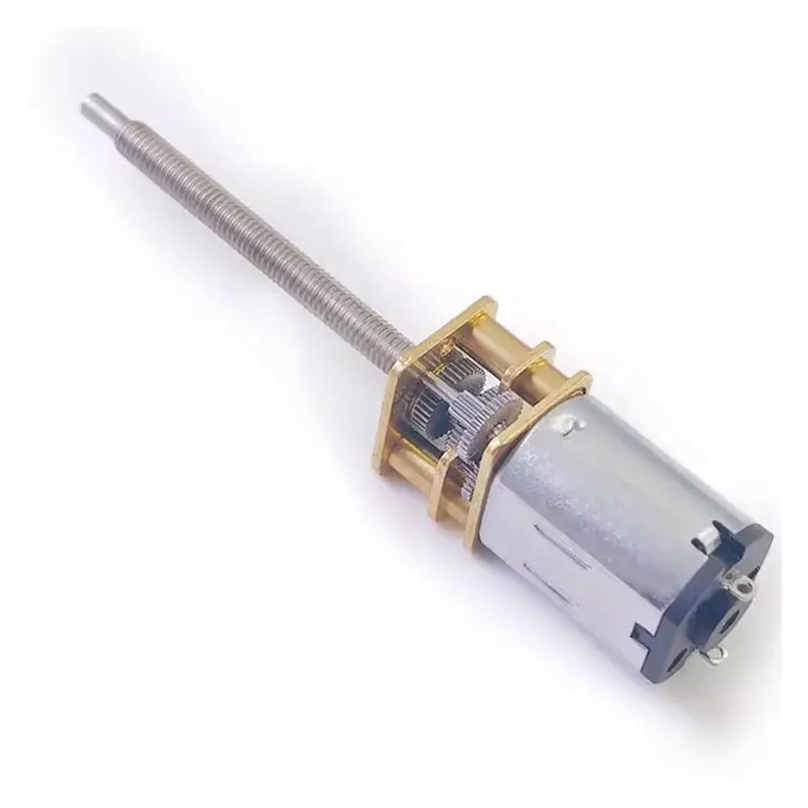 Motor Reductor de CC GA12-N20 con Tornillo de Eje roscado extendido M3*34, Motor pequeño de Baja Velocidad, 3 V, 6 V y 12 V(3v,800)