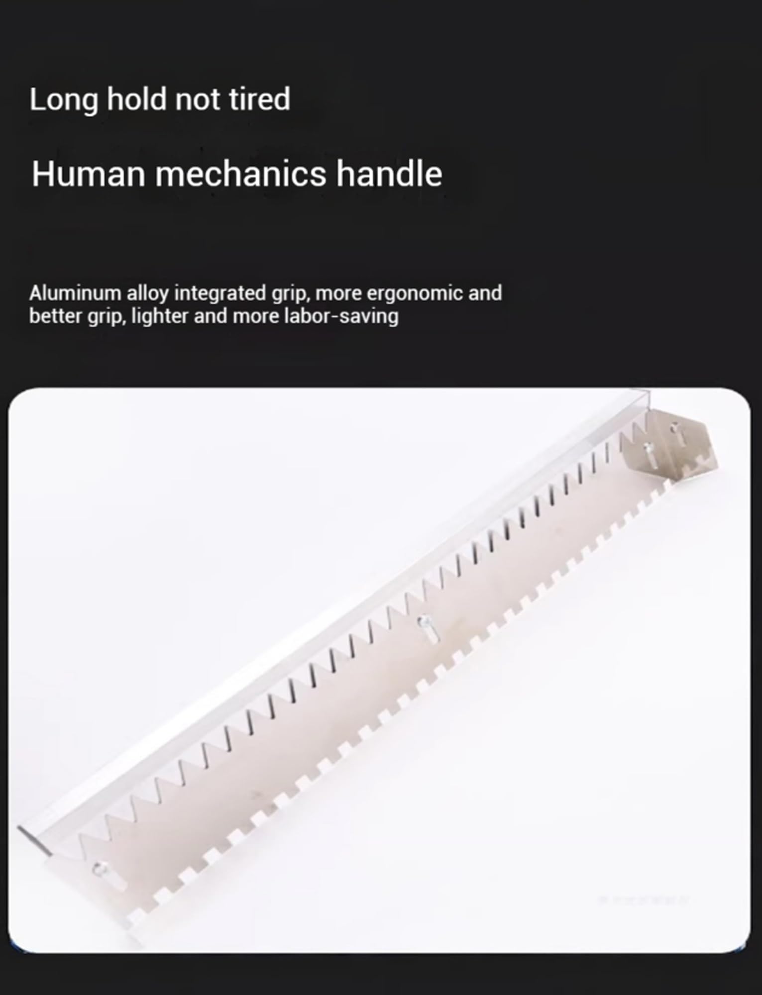 Paleta Grande para Azulejos, Herramienta para Extender Adhesivo para Azulejos, Paleta Dentada, Paleta para Azulejos de Pared, Paleta de Mano para Azulejos Grandes, Pisos, alicatado y mampost