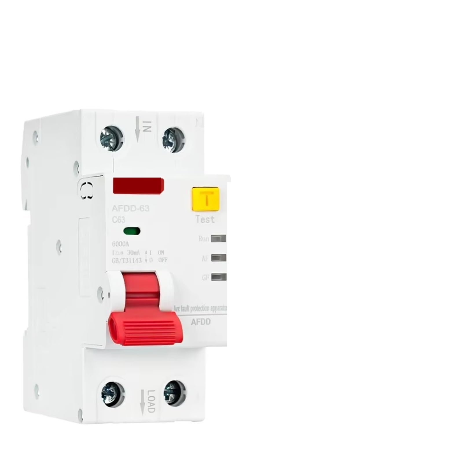 Dispositivo protector contra arco eléctrico de 220 V CA, disyuntor, protección contra sobrecarga, fuga a tierra y cortocircuito, 1 unidad(32A)