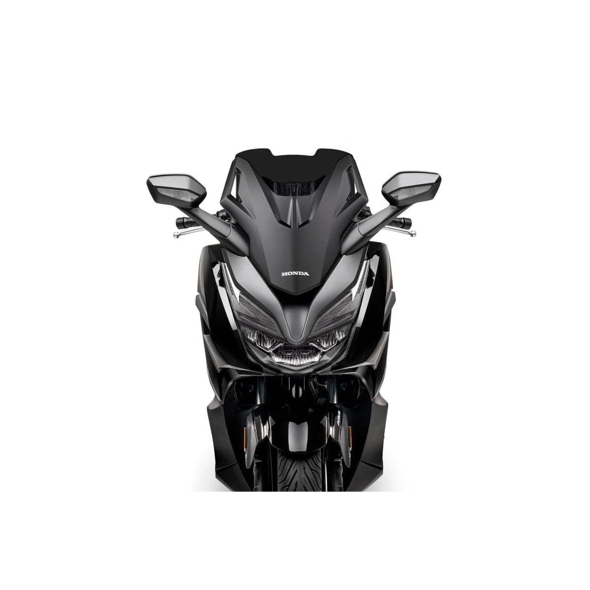 MALOSSI 4519198 Cupolino Sport Screen in PMMA Acrilico, Fumé Scuro, 39x35 cm, Compatibile con Honda NSS Forza 125, Forza 350