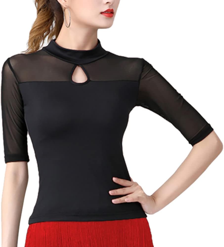 sheer yoke top