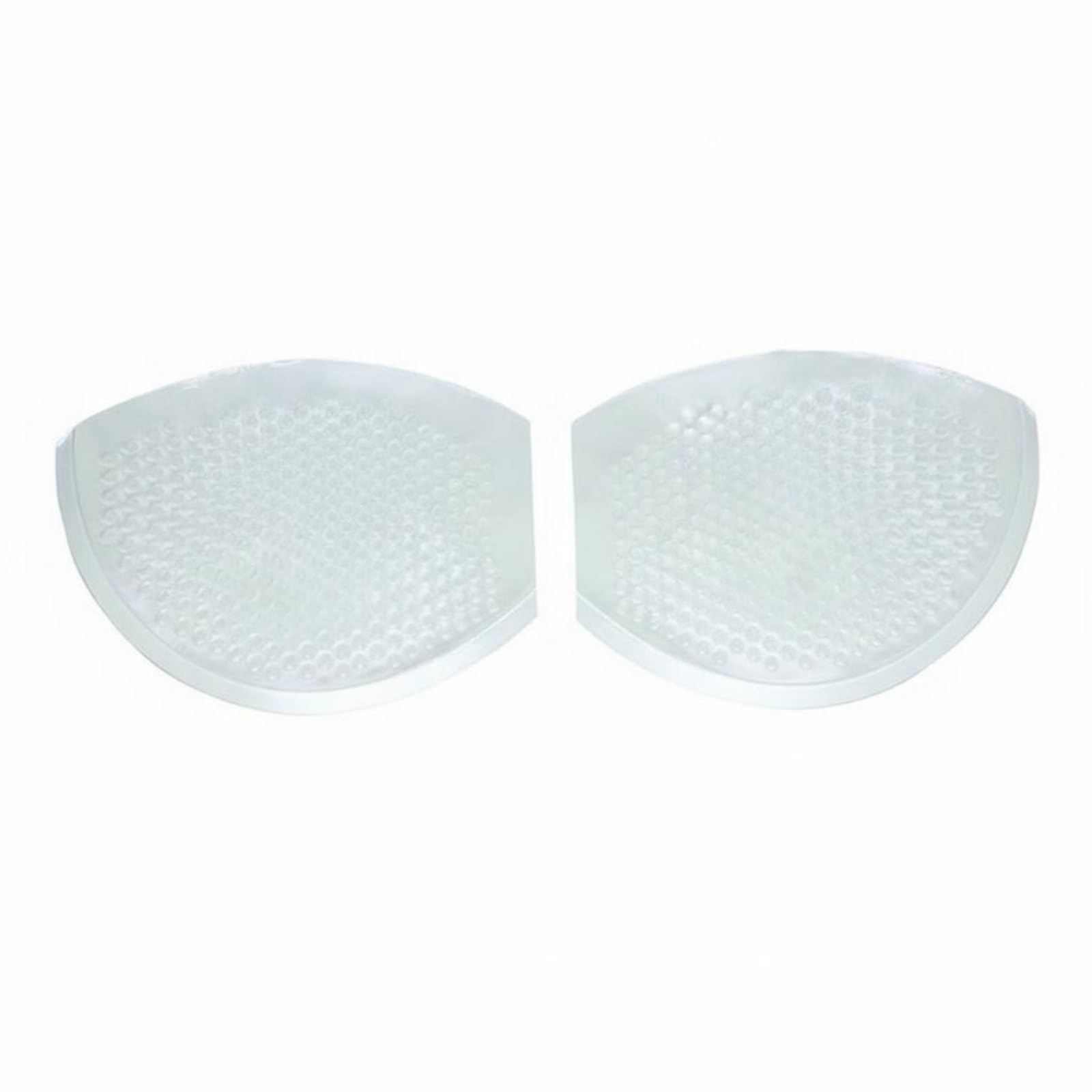 ZOOMELLA 2 Pieces Breathable Silicone Breast Pad Push Up Effect Honeycomb Bra Insert Waterproof Adhesive Breast Enhancer Sweat-Proof for Women, Swimming, Exercise, Formal Events, Semicircle Thin-image-14
