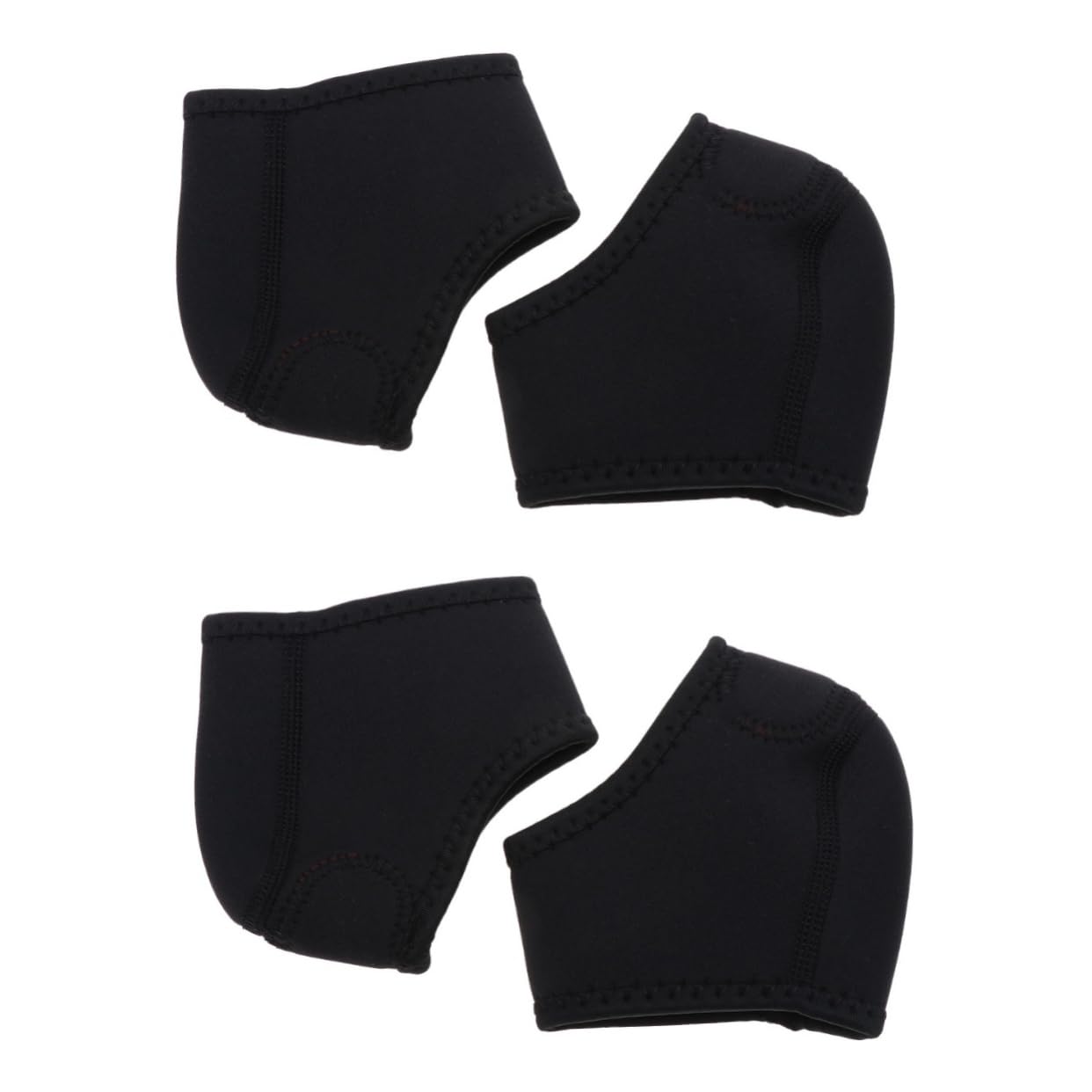 minkissy 2 Pairs Heel Protectors for Plantar Relief Heel Socks Foot Sole Sleeves for Men Women Size s