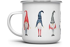 Winter Holiday Gnome Christmas Campfire Coffee Tea Cup