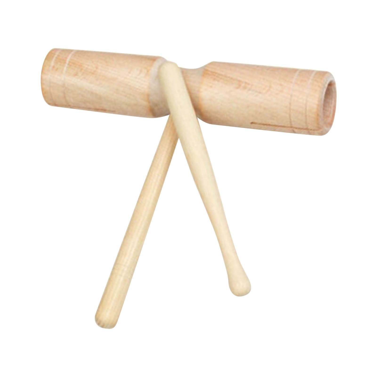 Amazon | 木製二重音管パーカッション楽器知育玩具子供手持ち木製