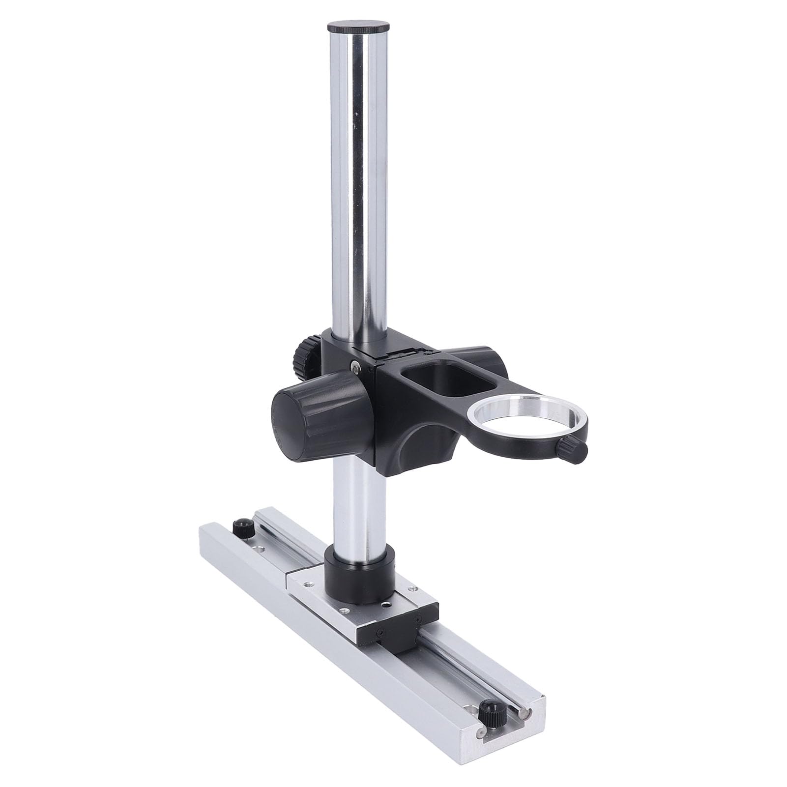 Soporte para Microscopio de Aleación de Aluminio, Soporte de Base Profesional Ajustable, Soporte de Escritorio para Cámara Endoscópica Digital USB, Ajustado hacia Arriba y hacia