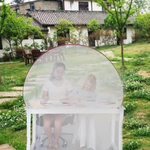 Maille d'été pour bureau haut de gamme : baldaquin de protection transparent