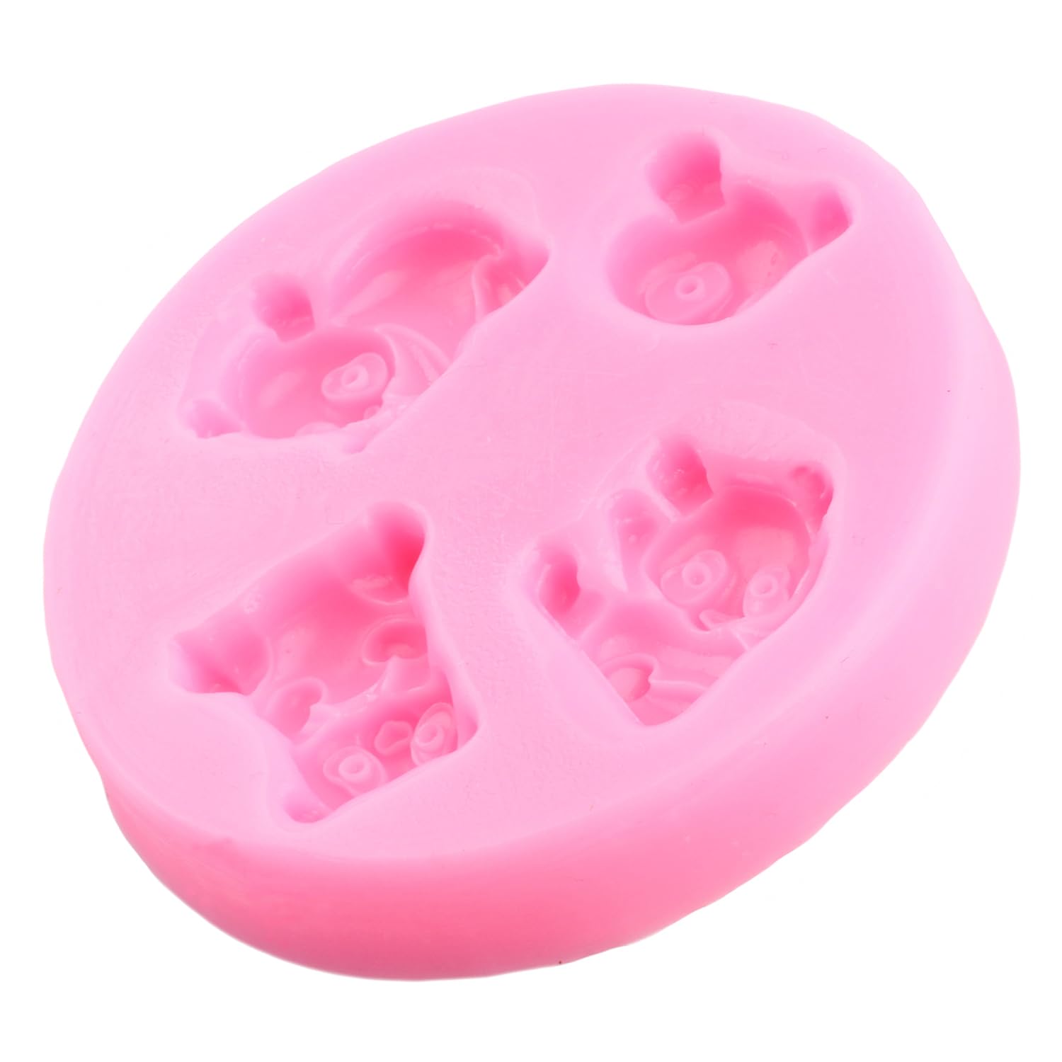 YIHUOMOLDS Panda Bear Silicone Mold Panda Fondant Molds for Cake Decorating Cupcake Topper Chocolate Candy Gum Paste Polymer Clay - Image 8