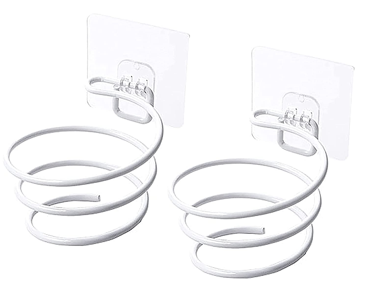 Dhvsam Dryer Holder Wall Mounted Self Adhesive, Stainless Steel Hair Blow Dryer Styling Tools Rack, Bathroom Organizer Compatible (Pack of 2, White) (B09TZTRWGZ) Amazon Price History, Amazon Price Tracker